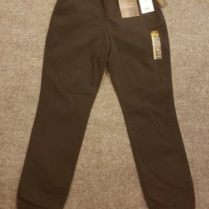 Lee Women's Tapered Jogger Size 4 Medium Mid Rise Ultra Lux Comfort Black New